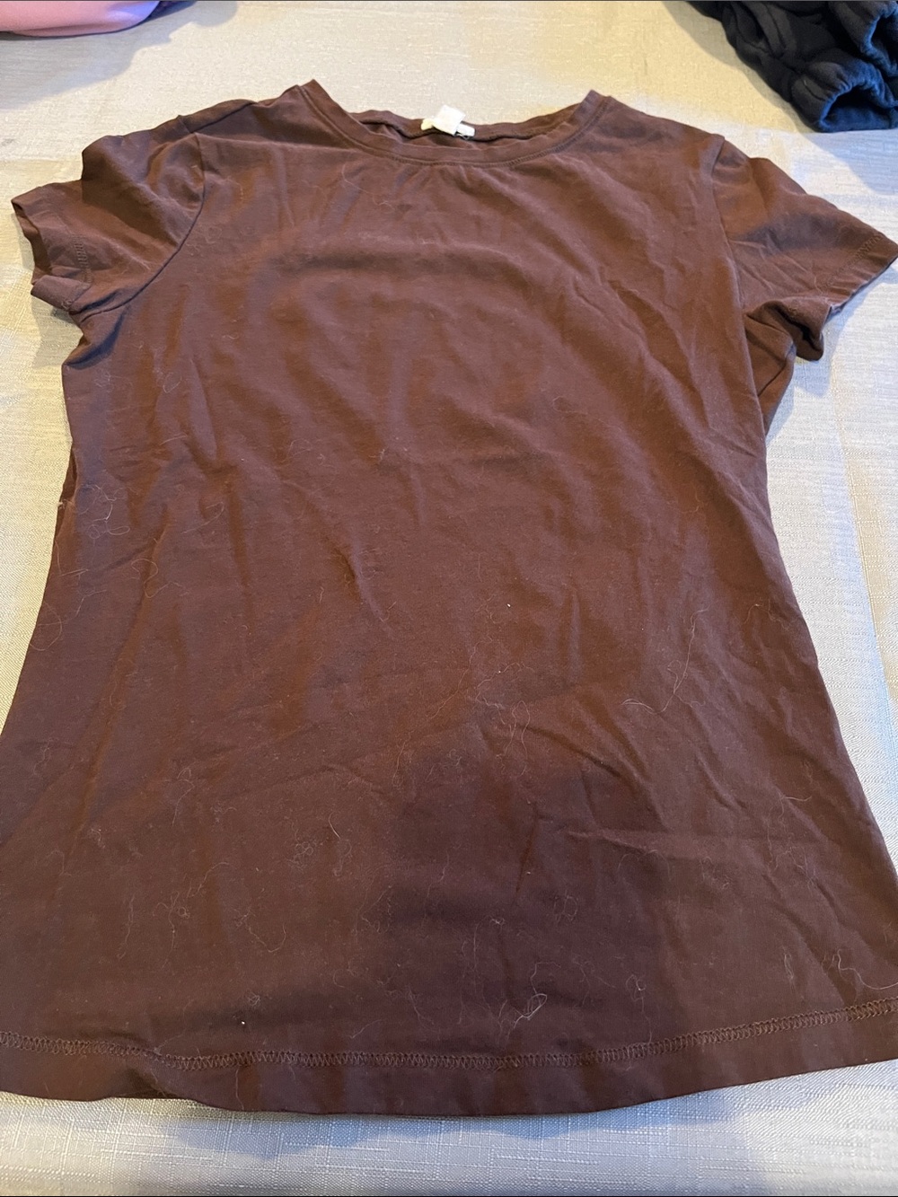 Garage Brown Crewneck Tee